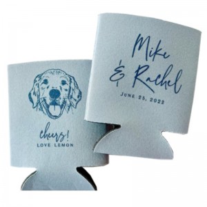 Terra tozioncy corer di coete più cool di schiuma all\'ingrosso Can Can Sleeve Isolato Slim Eap 3 4 5mm 330 ml Cooler Koozy con logo