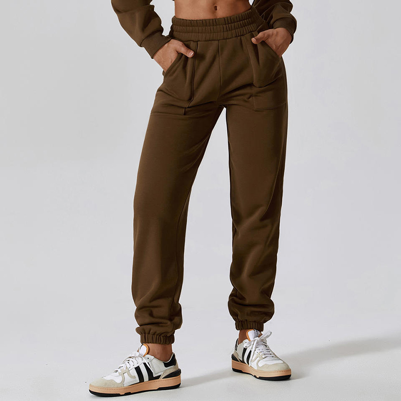 SC10114 Donne Fleece Elastic Waist Warm Jogger Pantaloni della tuta inverno Sports Sports Running Pants