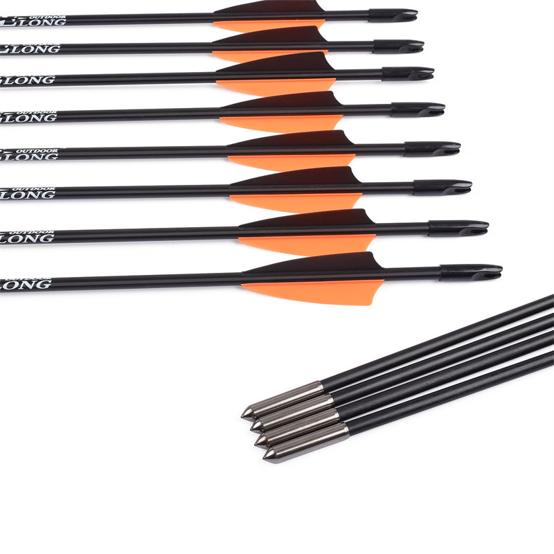 Freccia in fibra di vetro per i tiri di arcieri per principianti