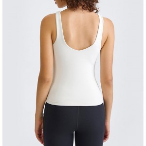 SC102511 Yoga Women Women Yoga Top Gret in esecuzione Atletica da palestra Atletica abbigliamento canotta serbato