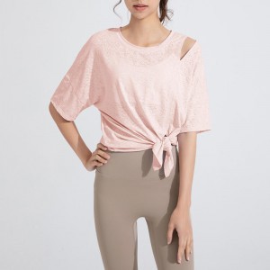 SC10262 T-SHIERT SCHEDA CASSO CHUADITÀ FITNESS YOGA SHOEVE TRIM TUTTO SCHIRTS FITNESS FITHINESS RUNCHI