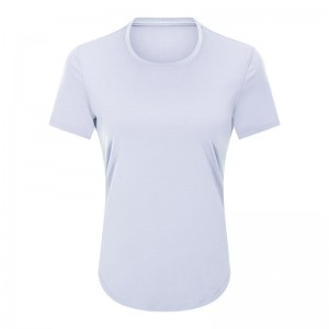 SC102611 VENDITA T-SHOGA T-shirt per yoga a manica corta allenamento sport sports sports sports whirt sciolto