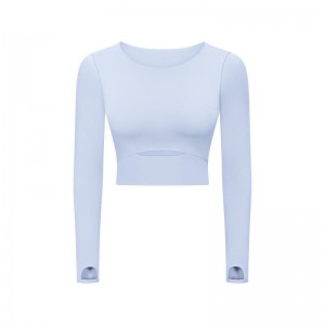 Maglietta da yoga a maniche lunghe a maniche lunghe SC10275