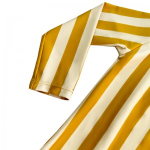 Costume da bagno a strisce monopezzo