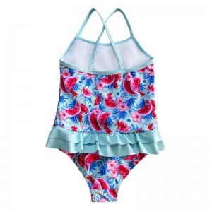 Costume da bagno a stampa monopezzo triangolare