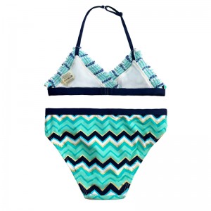 Costume da bagno a due pezzi stampati per bambini