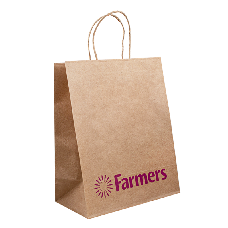 Sacchetti di imballaggio alimentari personalizzati per sacchetto di carta da imballaggio con logo, borse per alimenti di carta per alimenti, sacchetto kraft di carta marrone personalizzato