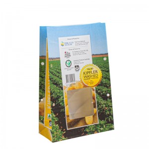 sacchetti di carta per cibo da asporto da asporto sacchetto di carta kraft sacchetti di carta per alimenti per alimenti al dettaglio sacchetti di imballaggio di carta