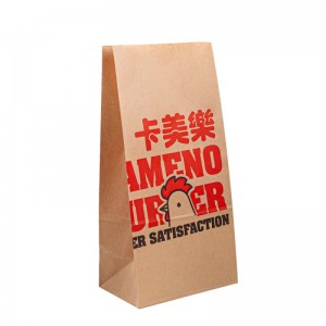 Sacchetti di imballaggio di carta kraft impermeabili per fast food/prodotti da forno