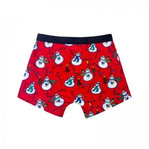 Pugile traspirante per adulti logo personalizzato con slip da uomo a colori solidi