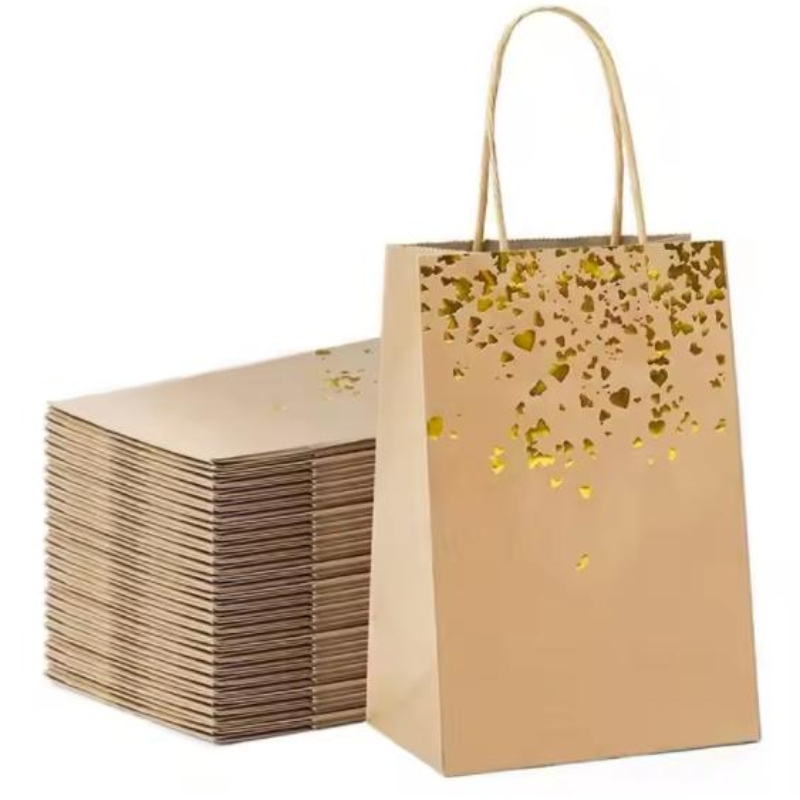 Ricicla il sacchetto di carta Kraft ecologico per regalo per regalo o stoffa