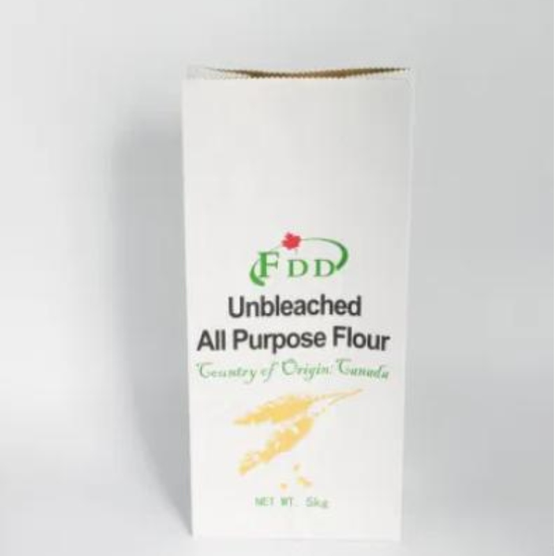 Sacchetti di carta kraft da stampa su misura di alta qualità per sacchetto di imballaggio di farina di mais grano