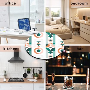 Bervetteri di sublimazione Blanks Neoprene Square Round Coasters per bevande Cabine di auto Sublimation Blank