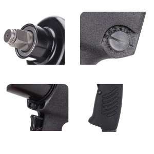 Output pneumatico ad alto contenuto di coppia stabile leggera Chiave pneumatica di grado industriale Impatto pneumatico Chiave di vento pneumatico strumento pneumatico