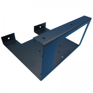 Elaborazione personalizzata di parti in lamiera in lega di alluminio con finitura anodizzata.