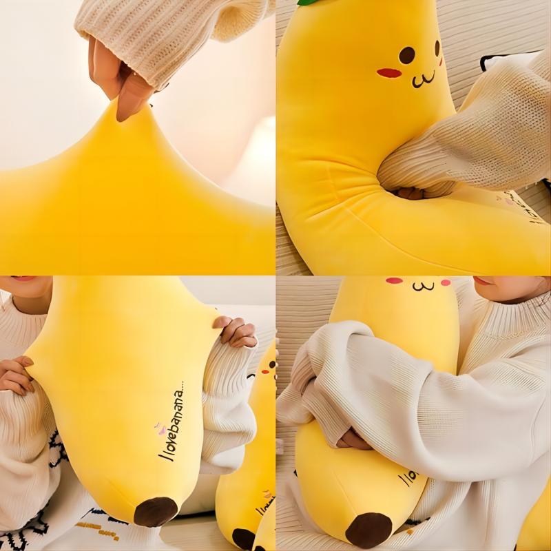 Cuscino di peluche di banana