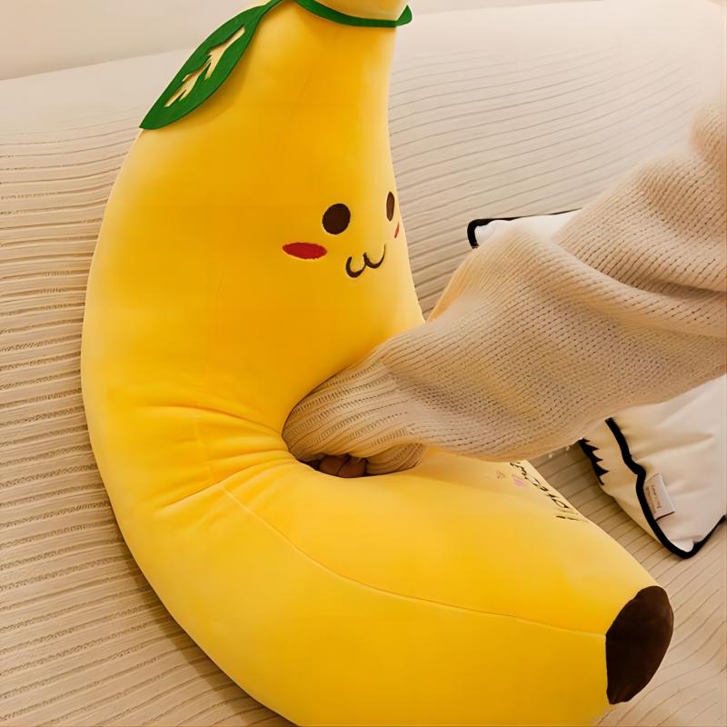 Cuscino di peluche di banana