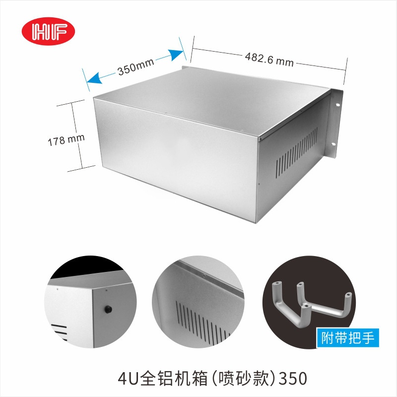 1U 2U 3U 4U 5U RACKMOUNT INDUSTRIALE INDUSTRIALE Casi di controllo del computer per computer in alluminio completo Pannelli vuoti