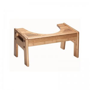 Sgabello da bagno per bagno in bambù