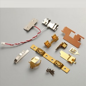 Produttore OEM Parti per stampaggio di piccole lamiere in ottone personalizzate Servizio di stampaggio di metalli a 5 stelle