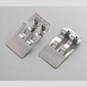 Parti per stampaggio di metalli Rame Acciaio Elettrico Elettrico Contatto elettronico Schegge di contatto della batteria