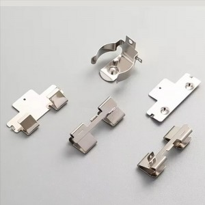 schegge di contatto della batteria Parti personalizzate per stampaggio di metalli in lamiera di acciaio inossidabile personalizzata in fabbrica