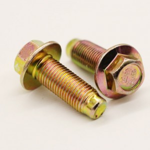 bullone flangiato esagonale zincato