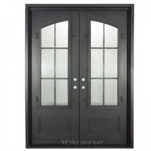 Porta d\'ingresso francese in ferro battuto