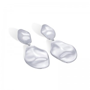 Orecchini pendenti con dichiarazione a goccia in argento sterling 925 placcato oro 14K Hongde