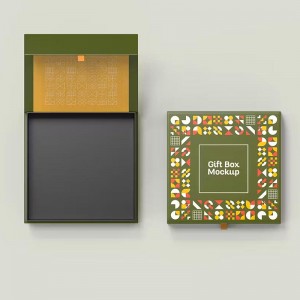 Capovolgimento personalizzato-scatola regalo Kraft superiore