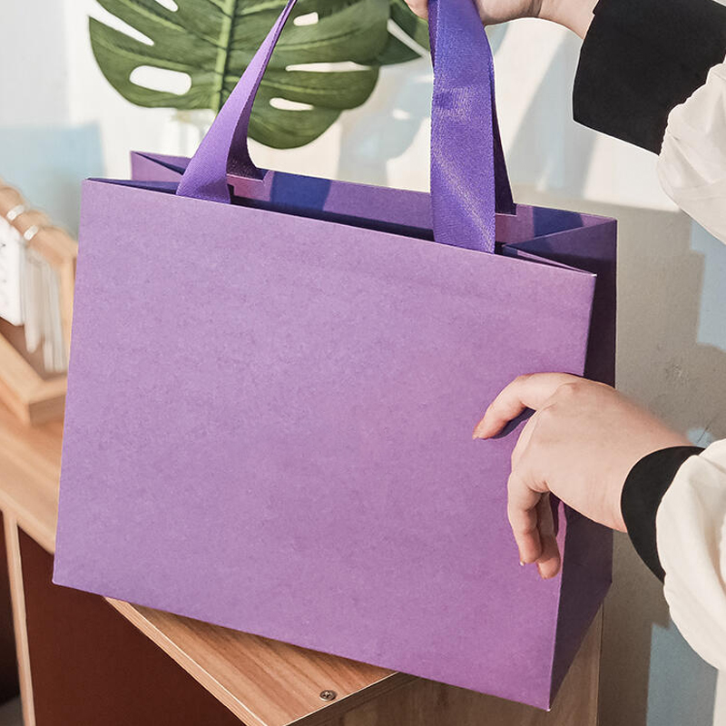 Borsa regalo Kraft viola