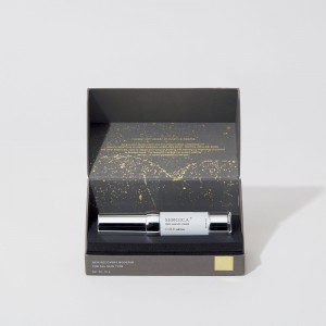 Nero di lusso & Scatola di imballaggio per la cura della pelle d\'oro