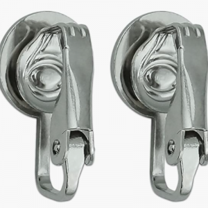 Clip di bisonte di Bucknell ufficiale-Sugli orecchini - alto-Lega di metallo di qualità, resina epossidica-Rivestito,n-Piercingnecessario, gioielli da giorno per gli ex studenti & Fan