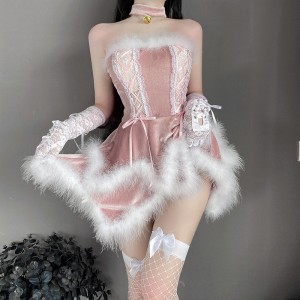 Cosplay innocente - Abiti dall\'aspetto, pigiama a camisole, costumi di cameriera sexy, uniformi, Internet - Celebrity Bunny Girl Outfit con un alto - Fine Feel 78 Prezzo:$239,99