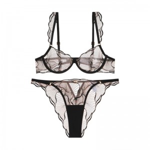 Nuovo - Stile Lingerie francese. Sexy, ultra - sottile, innocente - Guardando con ricamo e pizzo. Reggiseni per seni grandi che danno un effetto minimizzante, inoltre - set di lingerie di dimensioni W7228 PRICE:$129,99