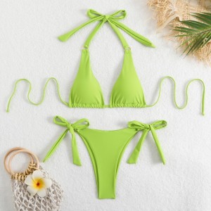 Nuovo 2025 europeo e americano-Stile bikini al commercio estero. Tre-pezzonuovi costumi da bagno per donne, disponibili in più colori. Due-Swimwear per pezzi con un design sexy QT25017 Prezzo:$79,99