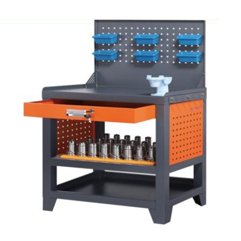 Grigio sporgente - Banco della piattaforma Banch Workbench