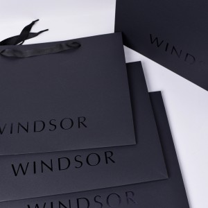 Sacchetto di carta lussuosanoir