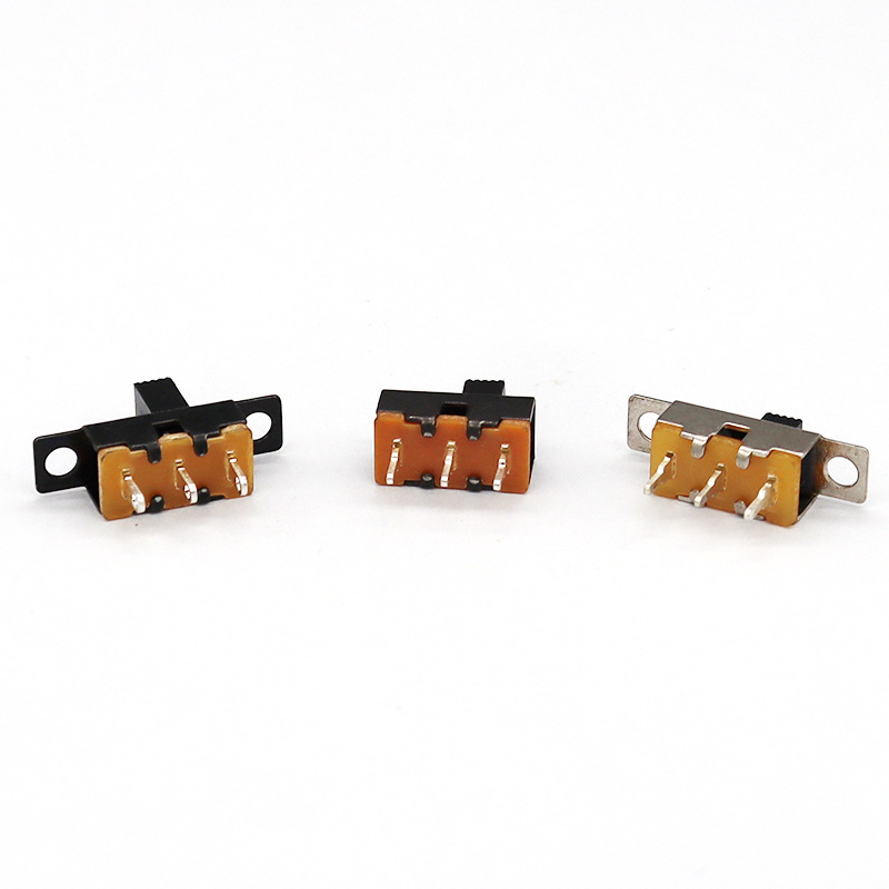 Scivolo Switch SS12F71 Audio giocattolo singolo-Fila terza-Pin interruttore di scorrimento a LED a LED Interruttore di scorrimento micro verticale