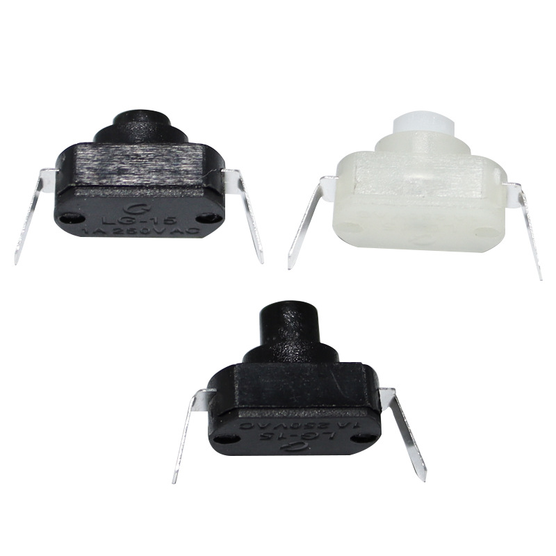 spingere l'interruttore lg-15 Resetnormalmente chiuso Self-Blocco, blocco-Pulsante gratuito Interruttore LED LAMPADA LAMPAGNO DELLA TAMBINA