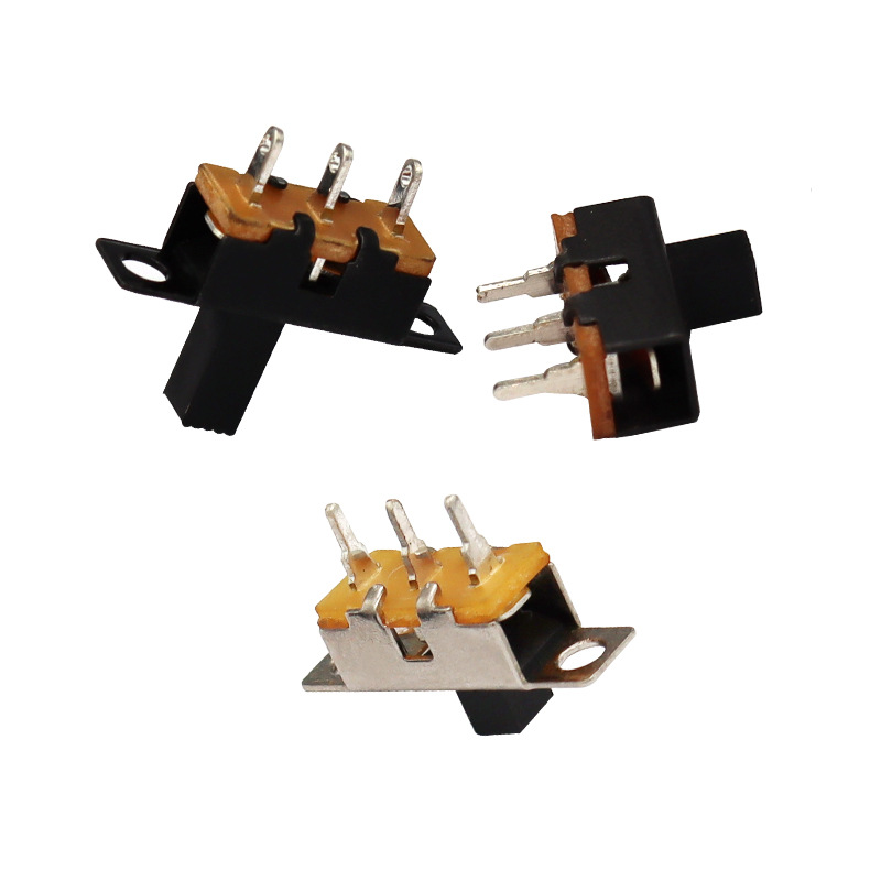 Scivolo Interruttore SS12F71 per illuminazione, elettrodomestici e piccoli elettrodomestici, un 1-posizione single-Fila terza-Pin Vertical Sluit Switch