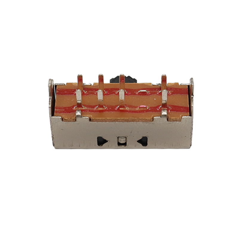 Scivolo Interruttore SK23H01 Piccolo bipolare tre-posizione due-Fila otto-Pin lato orizzontale-Pullo l'interruttore di scorrimento 2p3t