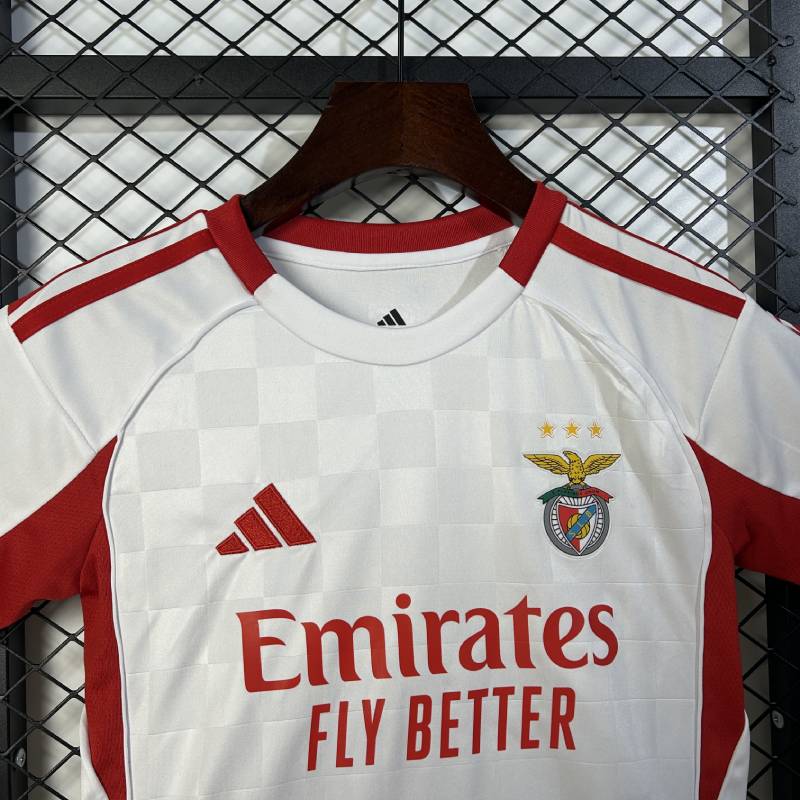 25/26 bambini Benfica Terzo Game Away Dimensioni: 16-28
