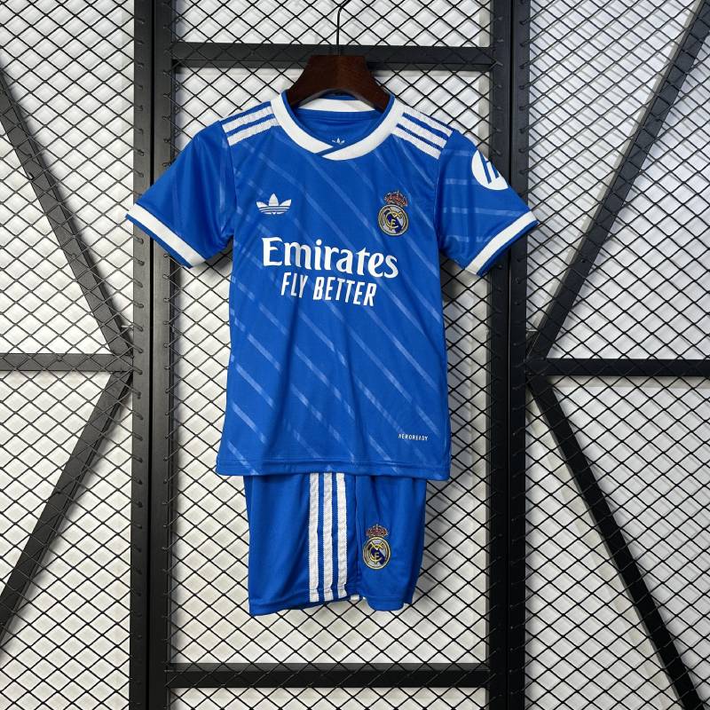 25/26 bambini Real Madrid Terza in trasferta Dimensione 16-28