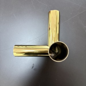 Trengolari elettroplati in oro in acciaio inossidabile zotye tre tre-Ornamento di supporto vuoto dimensionale