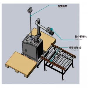 Depalletizer di collaborazione visiva