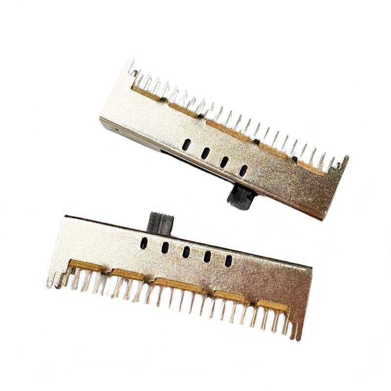 Interruttore a scorrimento SS-49D01 Verticale-Montato 9-Posizione doppia-Polo Doppio-Interruttore di alimentazione in miniatura a fila per giocattoli